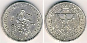 3 Reichsmark Weimar Republic (1918-1933) Silver 
