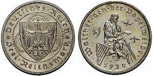 3 Reichsmark Weimar Republic (1918-1933) Silver 
