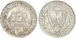 3 Reichsmark Weimar Republic (1918-1933) Silver 