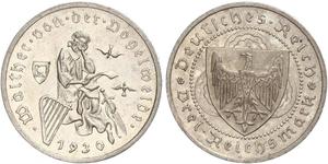 3 Reichsmark Weimar Republic (1918-1933) Silver 