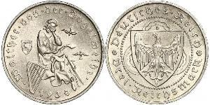 3 Reichsmark Weimar Republic (1918-1933) Silver 