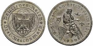 3 Reichsmark Weimar Republic (1918-1933) Silver 