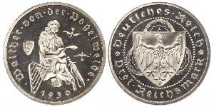 3 Reichsmark Weimar Republic (1918-1933) Silver 