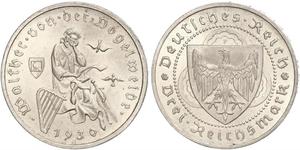 3 Reichsmark Weimar Republic (1918-1933) Silver 