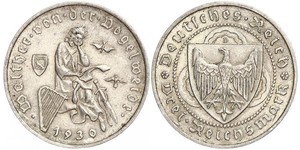3 Reichsmark Weimar Republic (1918-1933) Silver 
