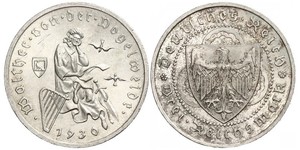 3 Reichsmark Weimar Republic (1918-1933) Silver 