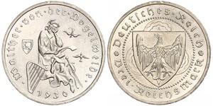 3 Reichsmark Weimar Republic (1918-1933) Silver 