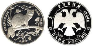 3 Ruble 俄罗斯 銀 