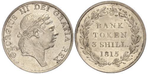 3 Shilling Royaume-Uni Argent George III (1738-1820)
