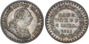 3 Shilling Reino Unido de Gran Bretaña e Irlanda (1801-1922) Plata Jorge III (1738-1820)