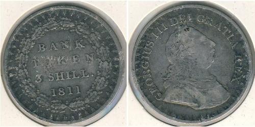 3 Shilling Vereinigtes Königreich Silber Georg III (1738-1820)