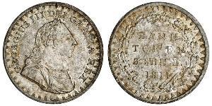 3 Shilling Vereinigtes Königreich von Großbritannien und Irland (1801-1922) Silber Georg III (1738-1820)