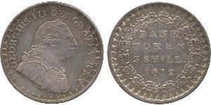 3 Shilling Vereinigtes Königreich von Großbritannien und Irland (1801-1922) Silber Georg III (1738-1820)
