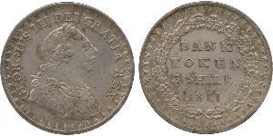 3 Shilling Vereinigtes Königreich von Großbritannien und Irland (1801-1922) Silber Georg III (1738-1820)