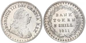 3 Shilling United Kingdom of Great Britain and Ireland (1801-1922) Silver George III (1738-1820)