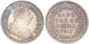 3 Shilling United Kingdom of Great Britain and Ireland (1801-1922) Silver George III (1738-1820)