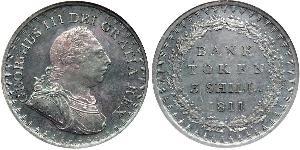 3 Shilling United Kingdom of Great Britain and Ireland (1801-1922) Silver George III (1738-1820)
