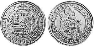 3 Thaler Principato di Transilvania (1571-1711) Argento 
