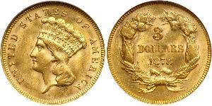 3 Доллар США (1776 - ) Золото 