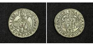 3 Крейцер Зальцбург (1328 - 1803) Серебро 