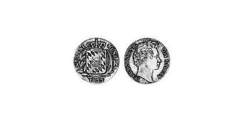 3 Крейцер Королевство Бавария (1806 - 1918) Серебро Людвиг I (король Баварии)(1786 – 1868)