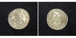 3 Крейцер Священная Римская империя (962-1806) Серебро Леопольд I (император Священной Римской империи)(1640-1705)