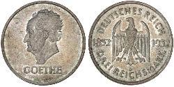 3 Mark République de Weimar (1918-1933) Argent 