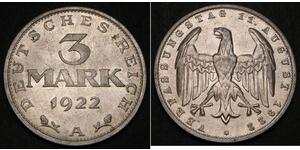 3 Марка Веймарська республіка (1918-1933) Алюміній 