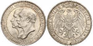 3 Марка Пруссия (королевство) (1701-1918) Серебро Фридрих Вильгельм III, король Пруссии (1770 -1840)