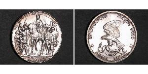 3 Марка Пруссия (королевство) (1701-1918) Серебро 