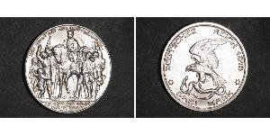 3 Марка Пруссия (королевство) (1701-1918) Серебро 
