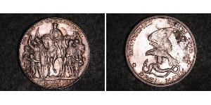 3 Марка Пруссия (королевство) (1701-1918) Серебро 