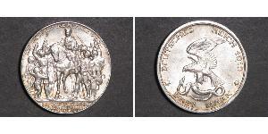 3 Марка Пруссия (королевство) (1701-1918) Серебро 