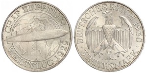 3 Марка Веймарська республіка (1918-1933) Срібло 