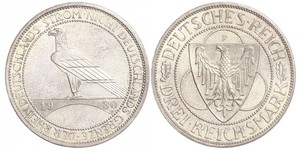 3 Марка Веймарська республіка (1918-1933) Срібло 