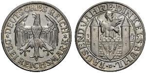 3 Марка Веймарська республіка (1918-1933) Срібло 