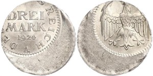 3 Марка Веймарська республіка (1918-1933) Срібло 