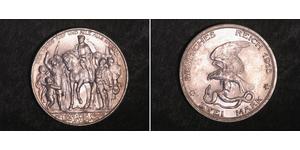 3 Марка Королівство Пруссія (1701-1918) Срібло 
