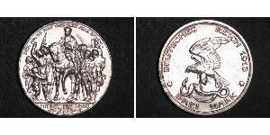 3 Марка Королівство Пруссія (1701-1918) Срібло 