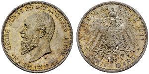 3 Марка Німецька імперія (1871-1918) Срібло 