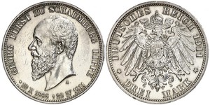 3 Марка Німецька імперія (1871-1918) Срібло 