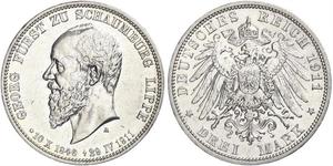 3 Марка Німецька імперія (1871-1918) Срібло 