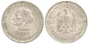 3 Марка / 3 Reichsmark Веймарська республіка (1918-1933) Срібло 