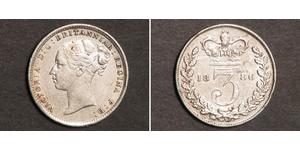 3 Пенни Соединённое королевство Великобритании и Ирландии (1801-1922) Серебро Виктория (1819 - 1901)