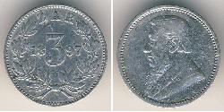 3 Пені Південно-Африканська Республіка (1910 - ) Срібло 