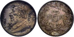 3 Пені Південно-Африканська Республіка (1910 - ) Срібло Поль Крюгер (1825 - 1904)