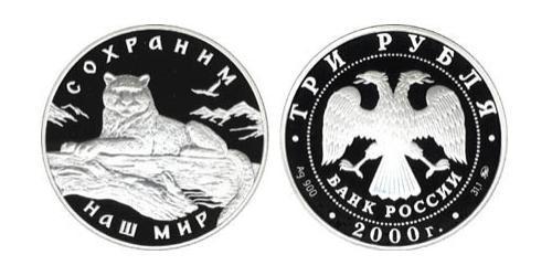 3 Рубль Російська Федерація (1991 - ) Срібло 