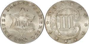 3 Цент США (1776 - ) Мідь/Срібло 