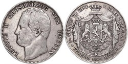 3½ Гульден / 2 Талер Великое герцогство Гессен (1806 - 1918) Серебро Людвиг II (великий герцог Гессенский)