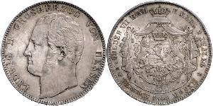 3½ Гульден / 2 Талер Великое герцогство Гессен (1806 - 1918) Срібло Louis II, Grand Duke of Hesse